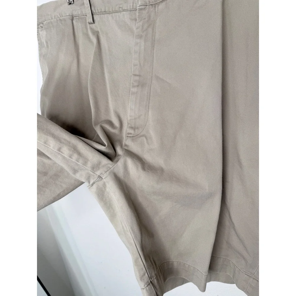 Polo Ralph Lauren Mens Classic Fit Khaki Chino Shorts Tan Cotton Size 46B